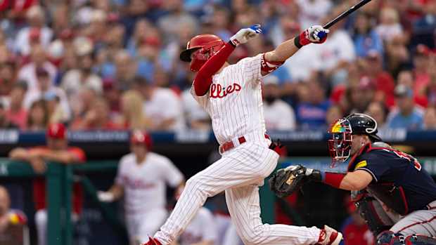 Trea Turner Crushes Game-Tying Homer As Two Fans Rush Field Making for Chaotic Scene